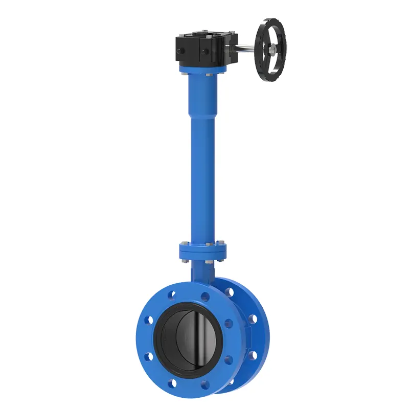 Kepiye Katup Kupu-kupu Flange Stem Gear Lengkap Ngatasi Rintangan Operasi kanggo Sistem Pipa Industri sing Dikubur lan Terisolasi?