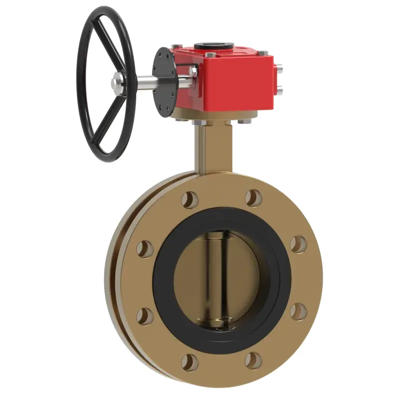 AL Bronze Flange Kupu Valve
