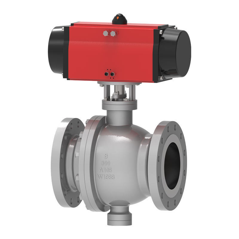 Katup Bola Trunnion Pneumatik